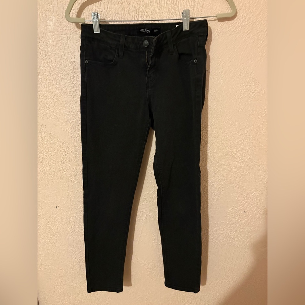 Just Black Skinny Black Jeans